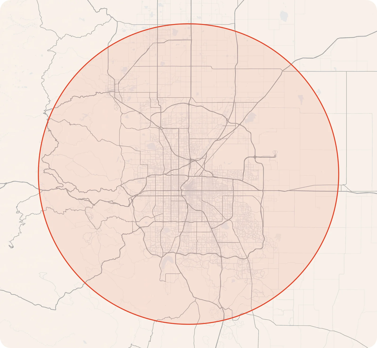 Denver Service Area Map